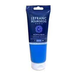 [300360] Lefranc &amp; Bourgeois fine acrylic color 200ML tube CERULEAN BLUE HUE