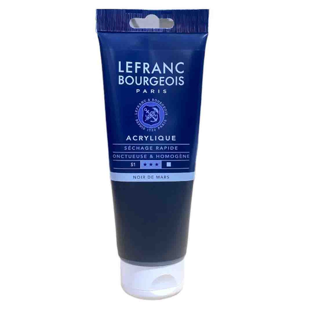 Lefranc &amp; Bourgeois fine acrylic color 200ML tube MARS BLACK