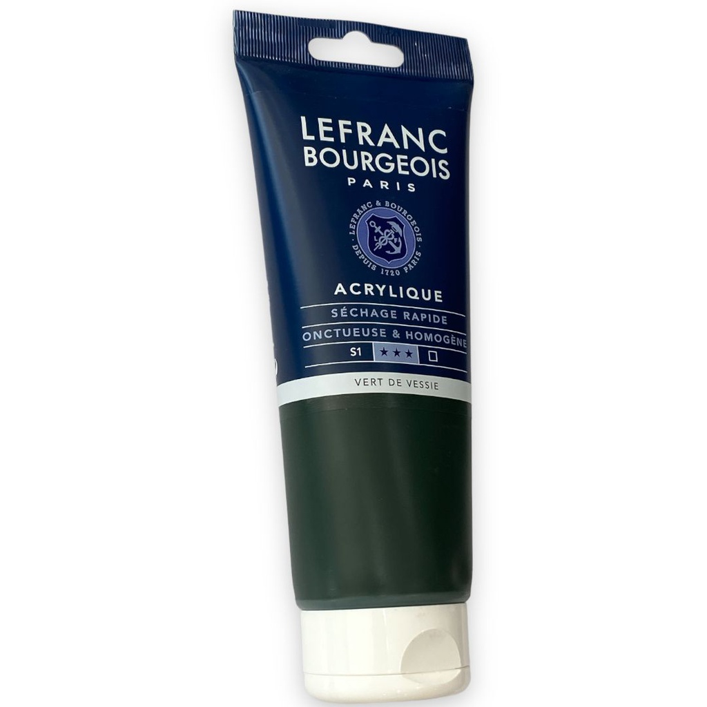 Lefranc &amp; Bourgeois fine acrylic color 200ML tube SAP GREEN
