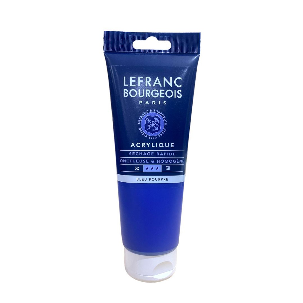 Lefranc &amp; Bourgeois fine acrylic color 200ML tube BLUE PURPLE