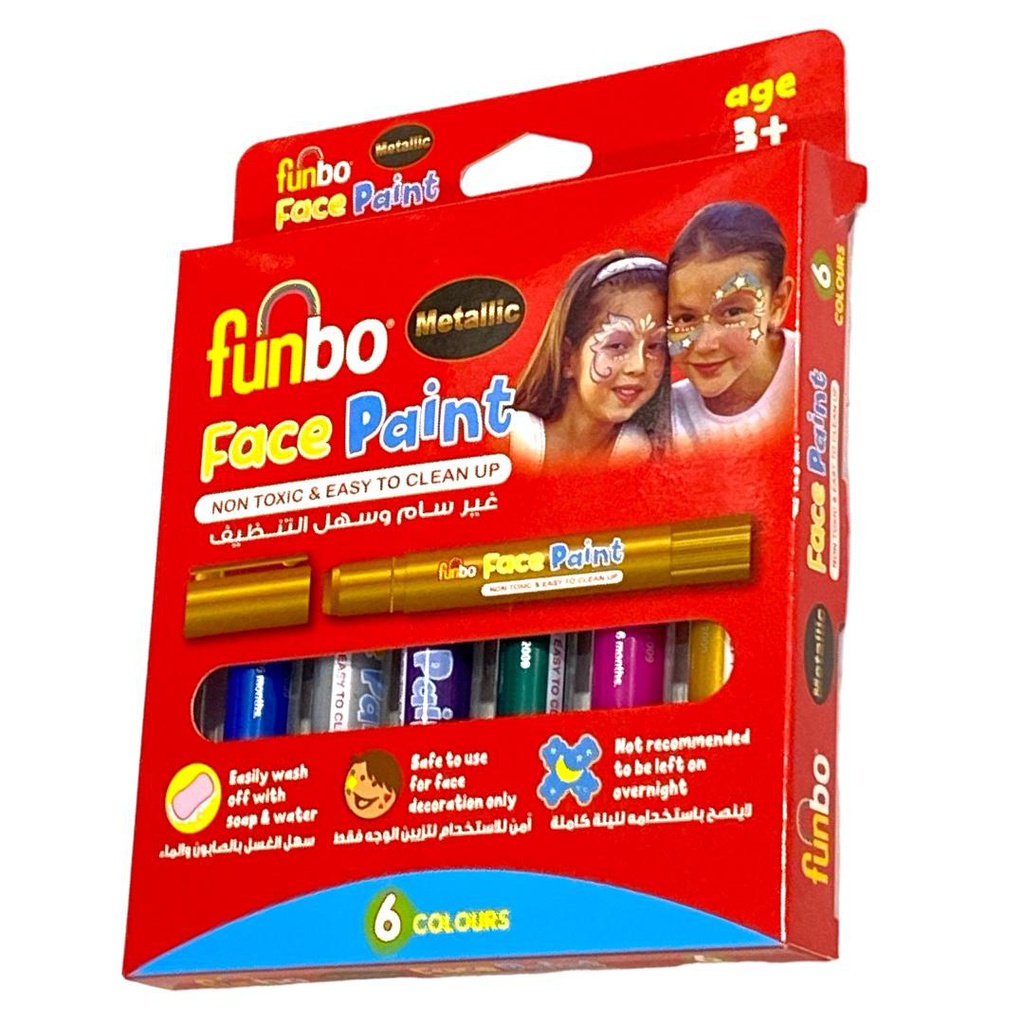 الوان وجه متلك قلم فن بو funbo