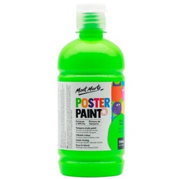 [MPST2005] Mont Marte Poster Paint 500ml - Fluoro Green