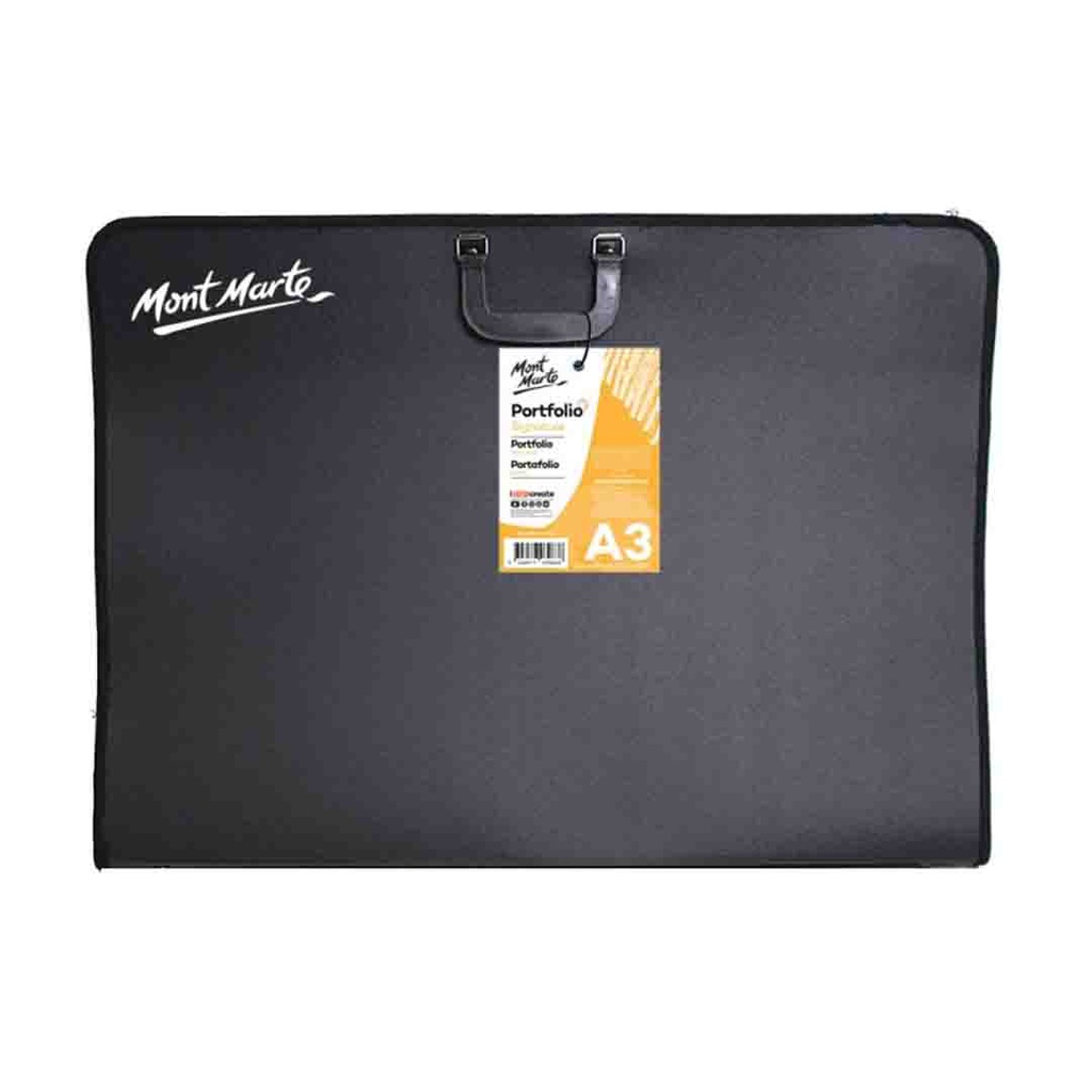 ملف شنطة مونت مارت سحاب لحفظ الرسومات مقاس A3