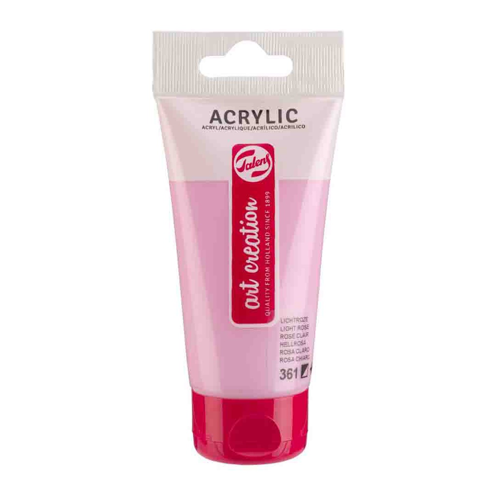 الوان اكريلك من ارت كريشن الهولندية 75 مل LIGHT ROSE