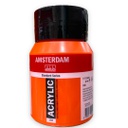 الوان اكريلك ماركة امستردام الهولندية عالية الجودة والمعان والتماسك 500 مل NAPH.RED LT