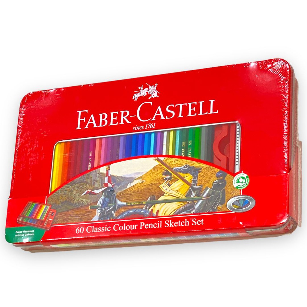 الوان فابركاستيل خشبية 60 لون FABER-CASTELL