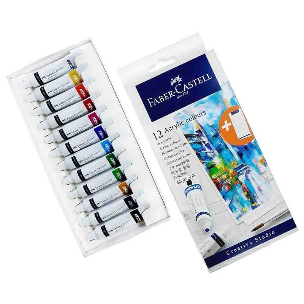 Faber Castell Creative Studio Acrylic Paint 12 Set‏