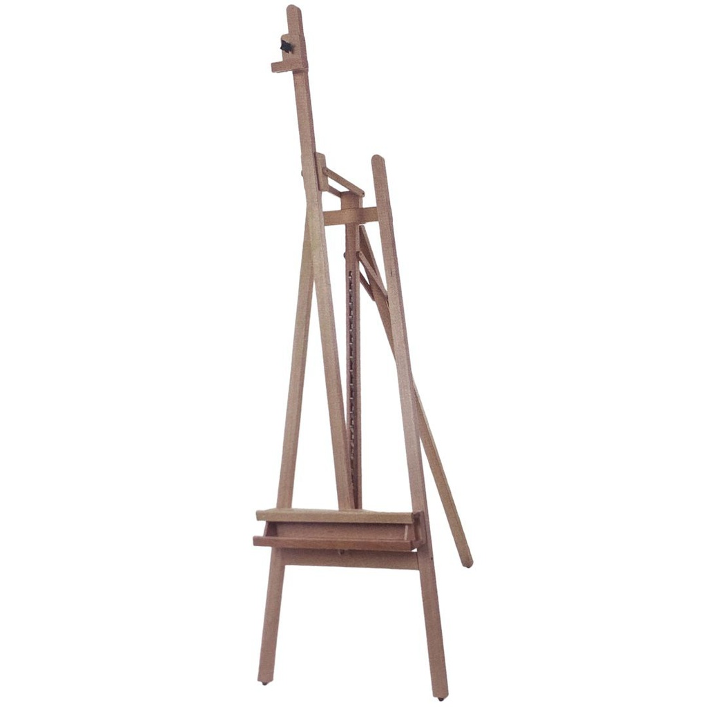 A Frame Lyre Easel Dimensions: 67x104x178(231)cm
Hold canvas up to 120cm.
Material: Beachwood