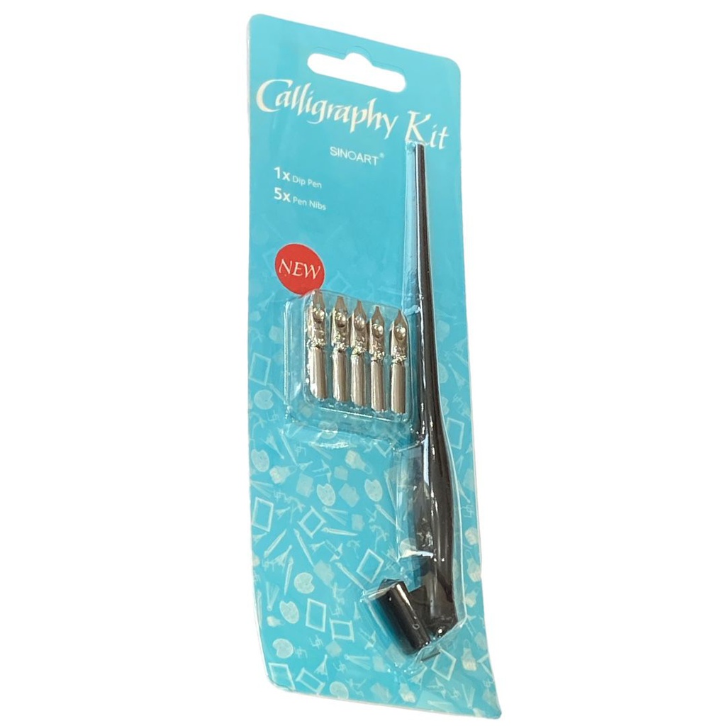 Calligraphy Kit 1 dip pen &amp; 5 pen nibs/Set