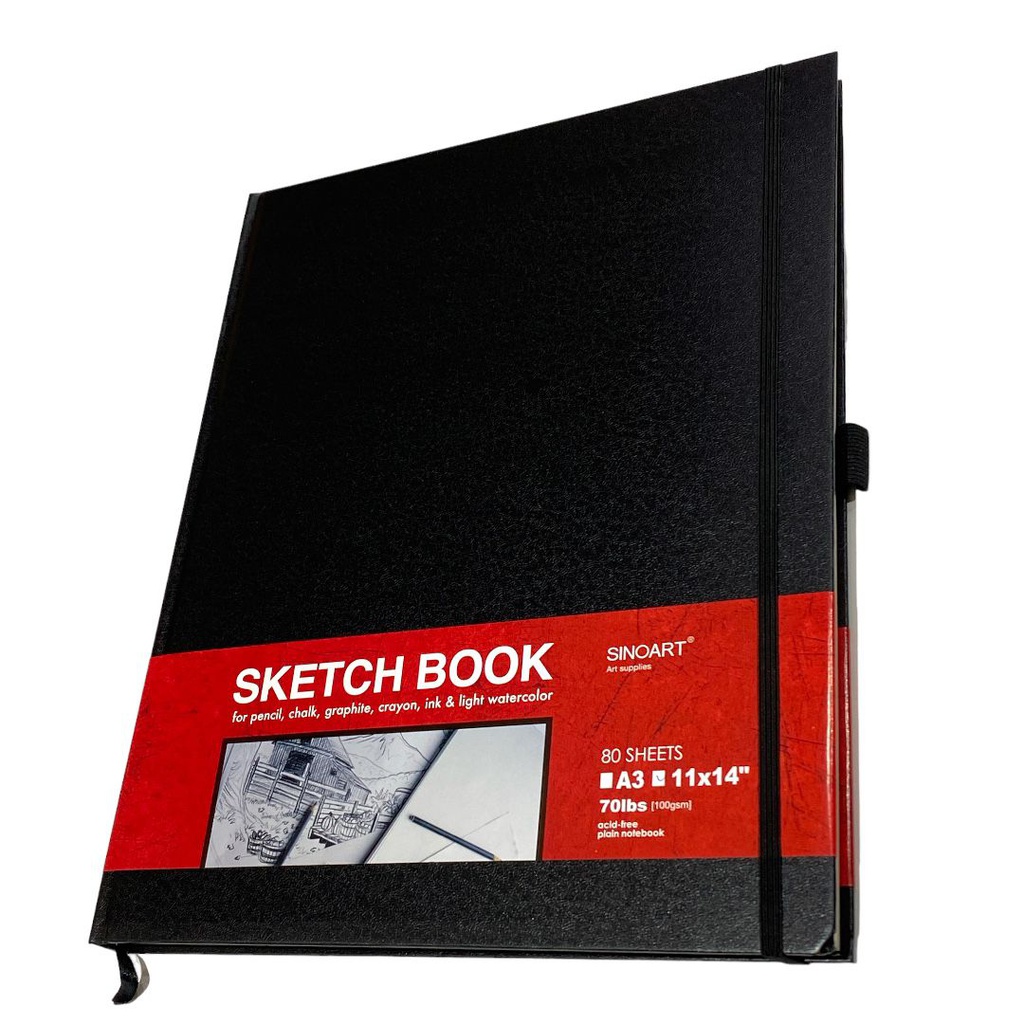 Artist Sketch Book 80 Sheets, 11X14&quot;, 110gsm
