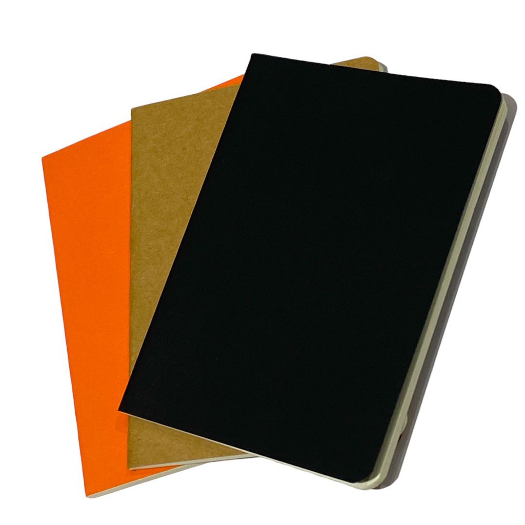 Journals Travel Notebook A6 100x140mm, 3pcs/pack