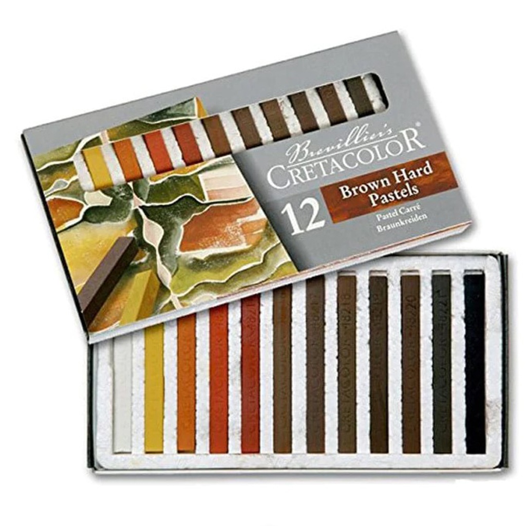 Brown Chalk, 12 pcs