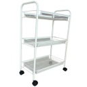Artist studio cart steel with pvc powder coating, 3 layers, with caster