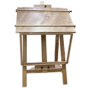 Heavy duty studio easel Beech wood, hold canvas up to 120cm