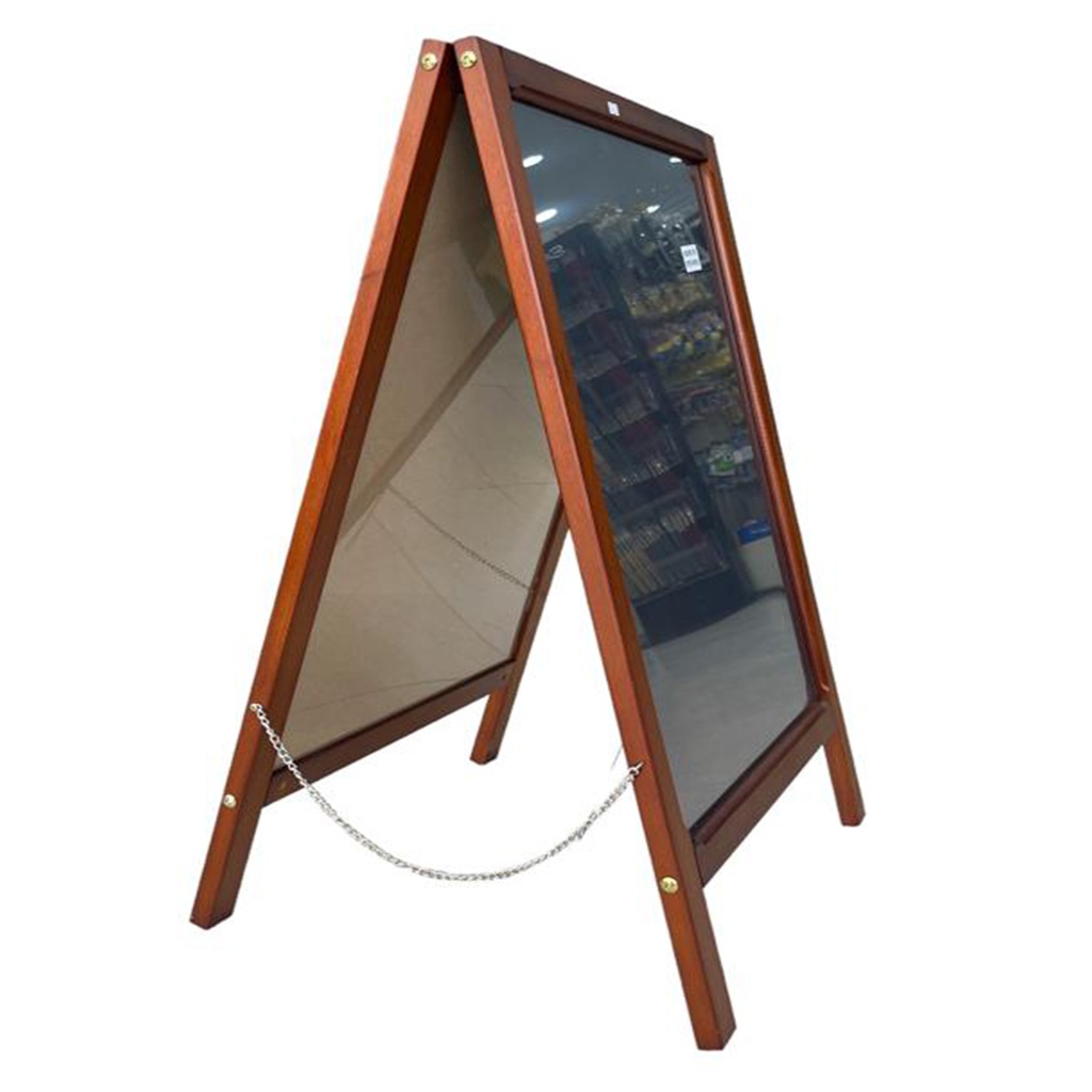 Double Side Display Easel Deluxe finished frame, great for shop display
Standing size: 56x64x83cm