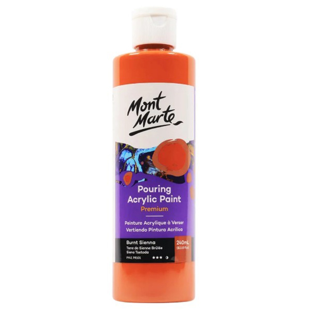 Mont Marte Pouring Acrylic 240ml - Phthalo Turquoise