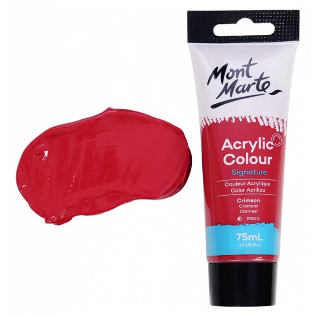 MM Acrylic Colour Paint 75ml - Crimson