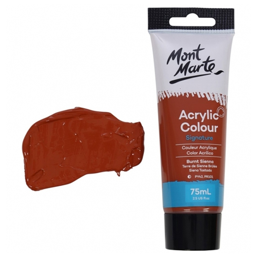 MM Acrylic Colour Paint 75ml - Burnt Sienna