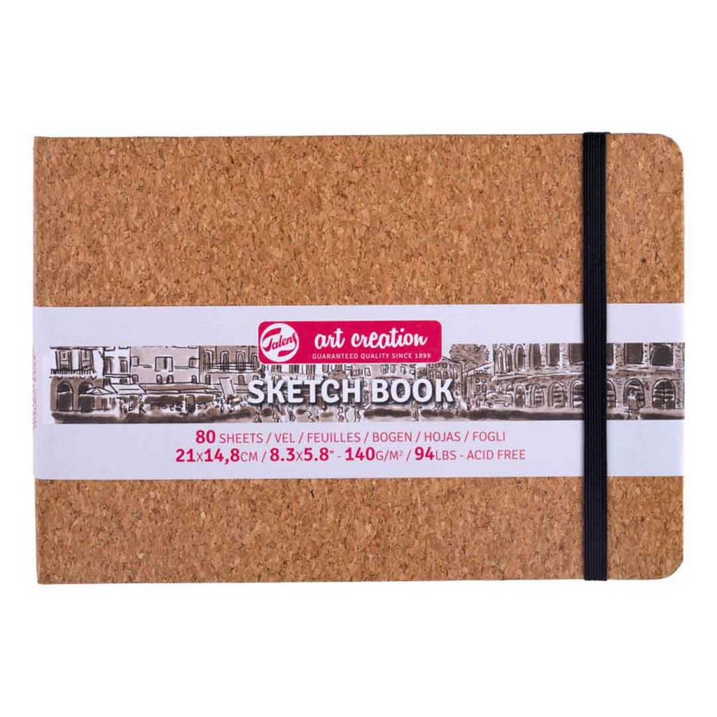 ART CREATION SKETCHBOOK CORK 21X15 140G FSC