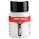 الوان اكريلك عالية الجودة والتماسك ساطعة من شركة امستردام الهولندية 500 مل Zinc White