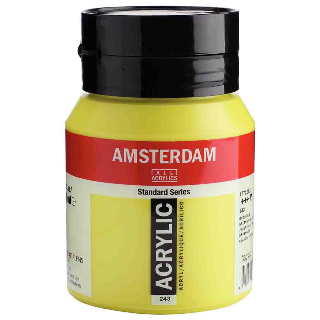 AMSTERDAM ACRYLIC COLOR  500ML GREENISH YLW