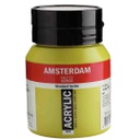 الوان اكريلك عالية الجودة والتماسك ساطعة من شركة امستردام الهولندية 500 مل Olive Green Lt