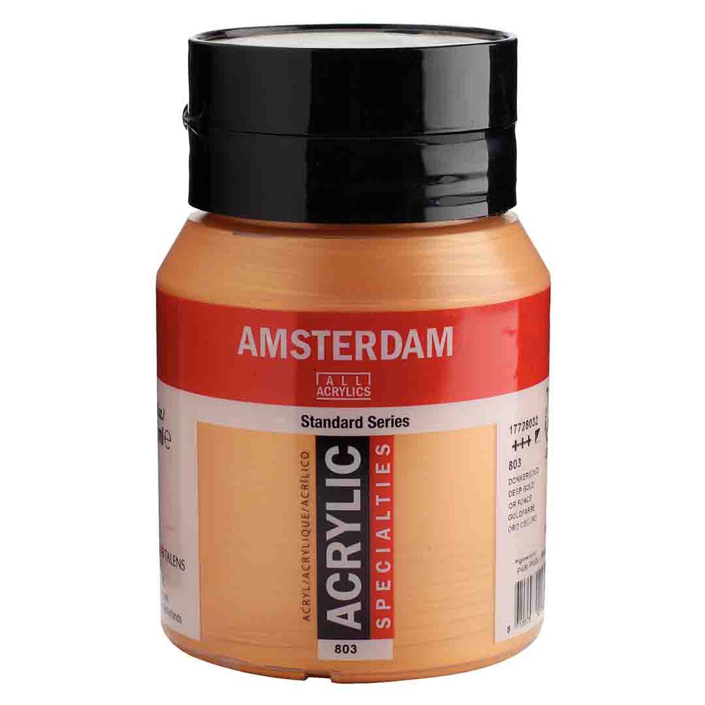 AMSTERDAM ACRYLIC COLOR  500ML DEEP GOLD