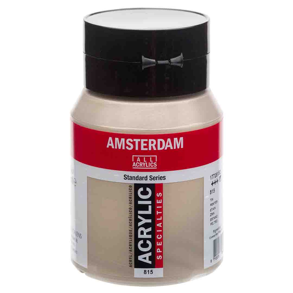 AMSTERDAM ACRYLIC COLOR  500ML PEWTER