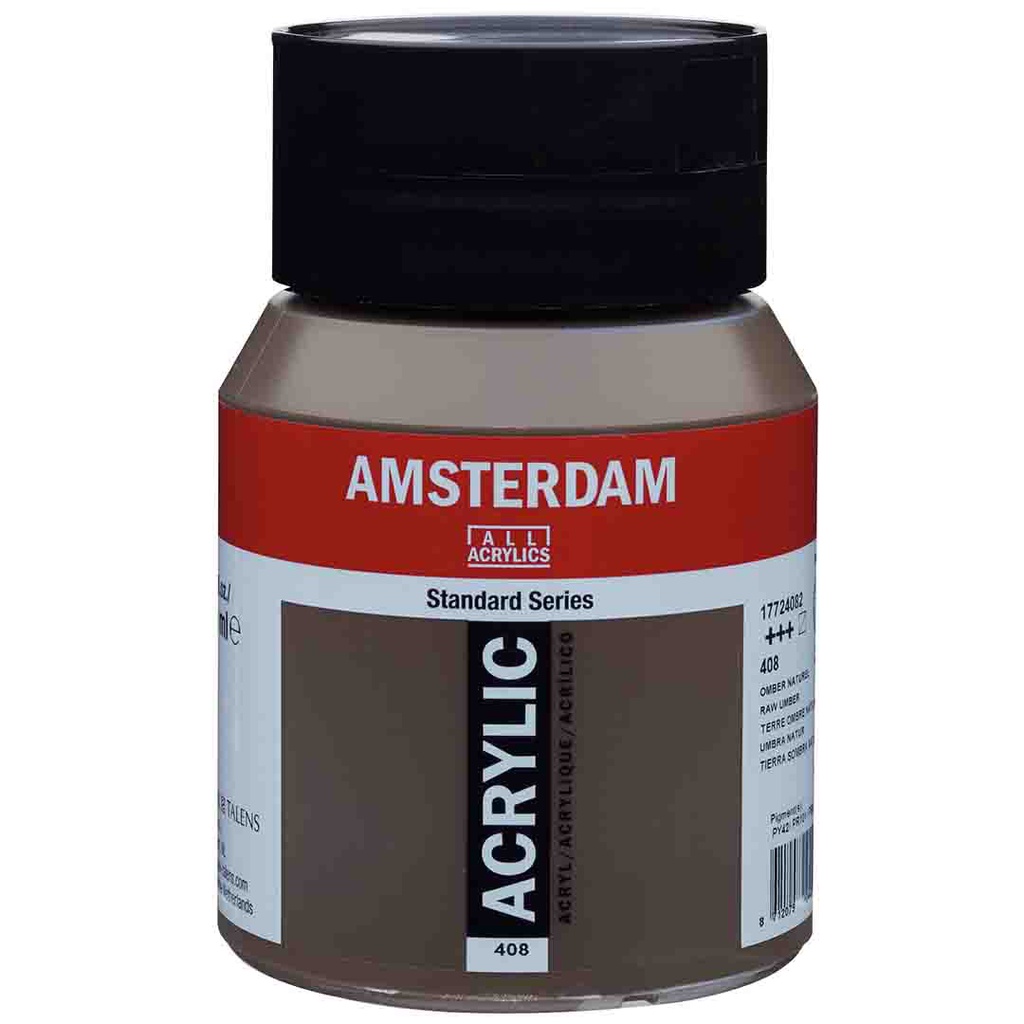 AMSTERDAM ACRYLIC COLOR  500ML RAW UMBER