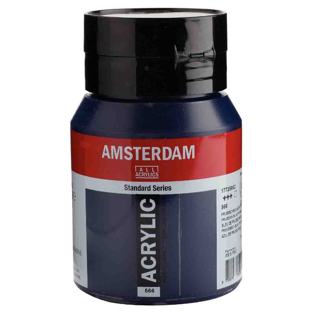 AMSTERDAM ACRYLIC COLOR  500ML PRUSS.BLUE PH