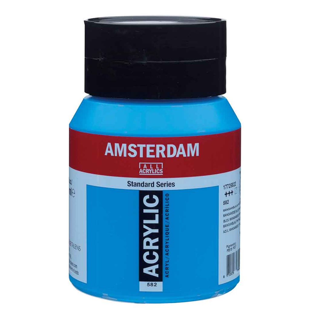 AMSTERDAM ACRYLIC COLOR  500ML MANGANESE BLUE