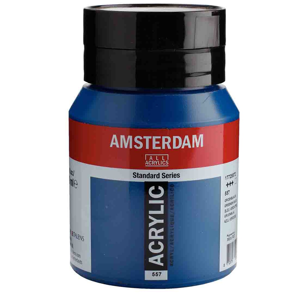 AMSTERDAM ACRYLIC COLOR  500ML GREENISH BLUE