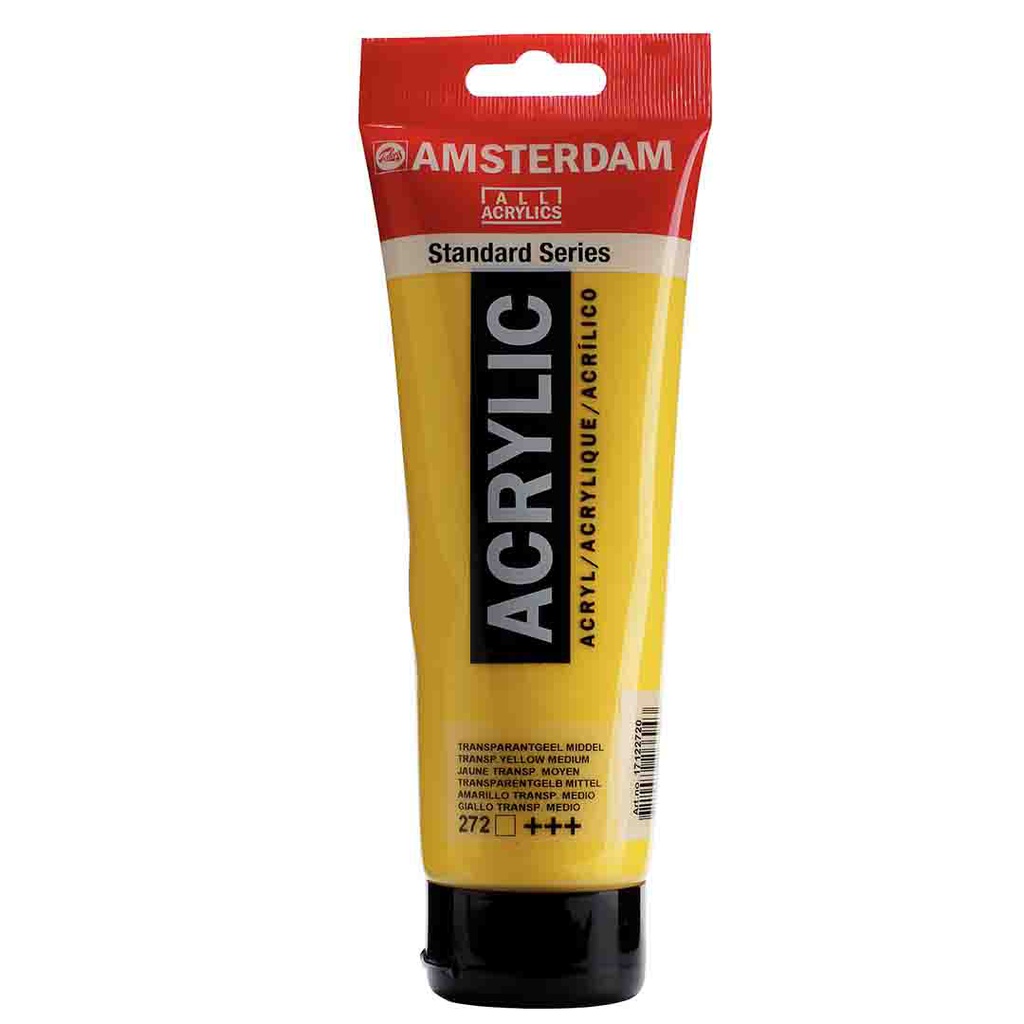 AMSTERDAM ACRYLIC COLOR  250ML TRANSP.YLW MED