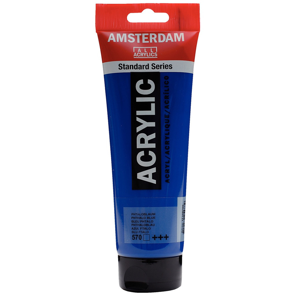 AMSTERDAM ACRYLIC COLOR  250ML PHTHALO BLUE