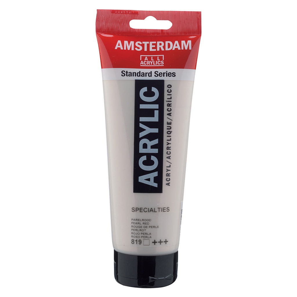 AMSTERDAM ACRYLIC COLOR  250ML PEARL RED