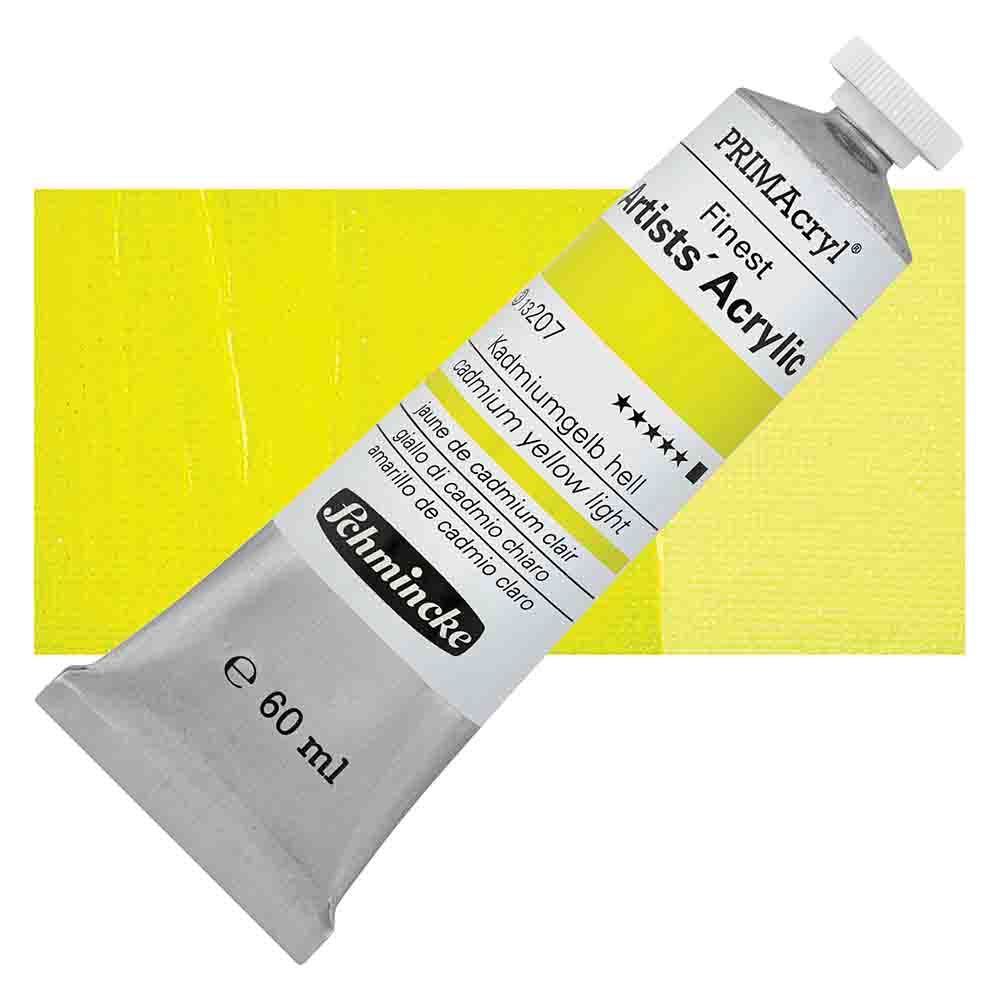 SCHMINCKE  PRIMA ACRYLIC COLOUR  60ML cadmium yellow light