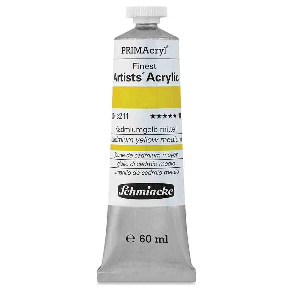 SCHMINCKE  PRIMA ACRYLIC COLOUR  60ML cadmium yellow