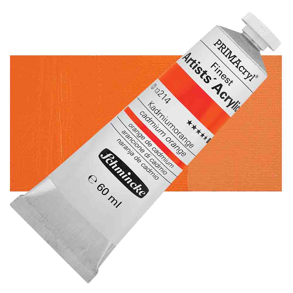 SCHMINCKE  PRIMA ACRYLIC COLOUR  60ML cadmium orange