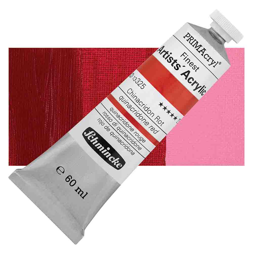 SCHMINCKE  PRIMA ACRYLIC COLOUR  60ML quinacridone red