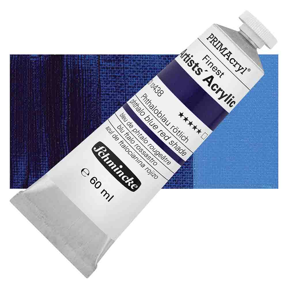 SCHMINCKE  PRIMA ACRYLIC COLOUR  60ML phthalo blue red