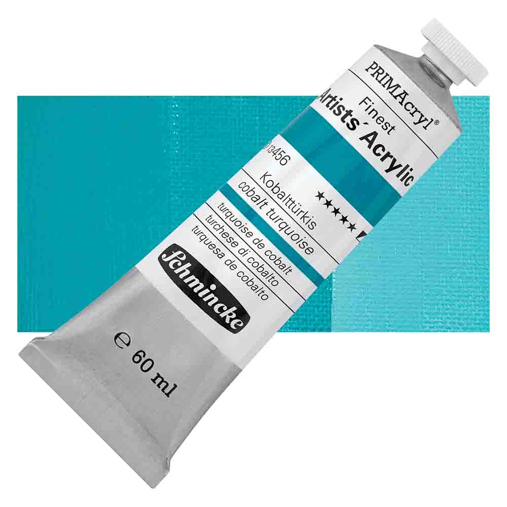 SCHMINCKE  PRIMA ACRYLIC COLOUR  60ML cobalt turquoise