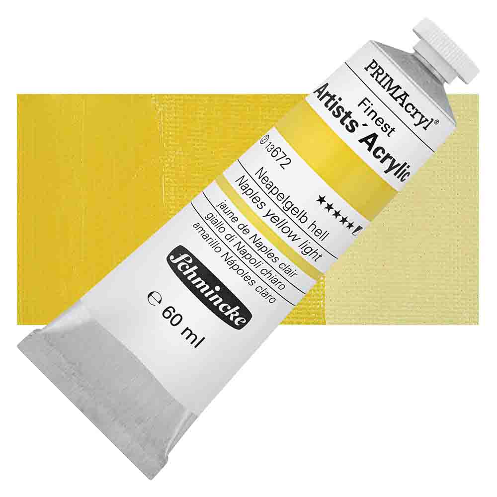 SCHMINCKE  PRIMA ACRYLIC COLOUR  60ML Naples yellow light 