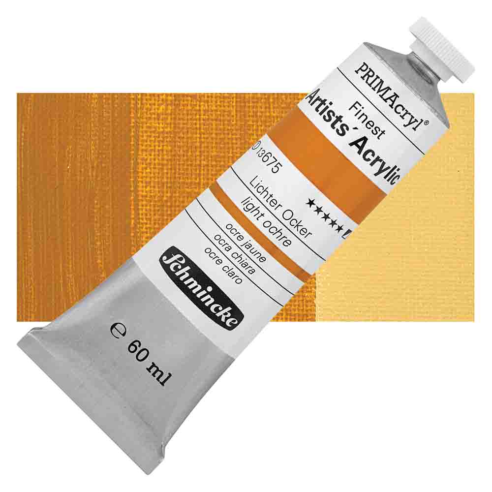 SCHMINCKE  PRIMA ACRYLIC COLOUR  60ML light ochre