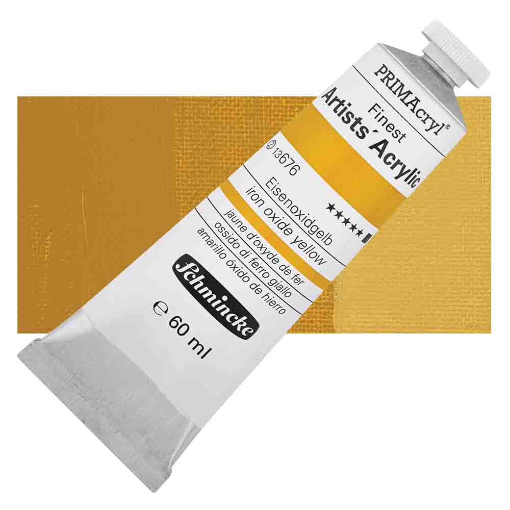 SCHMINCKE  PRIMA ACRYLIC COLOUR  60ML iron oxide yellow