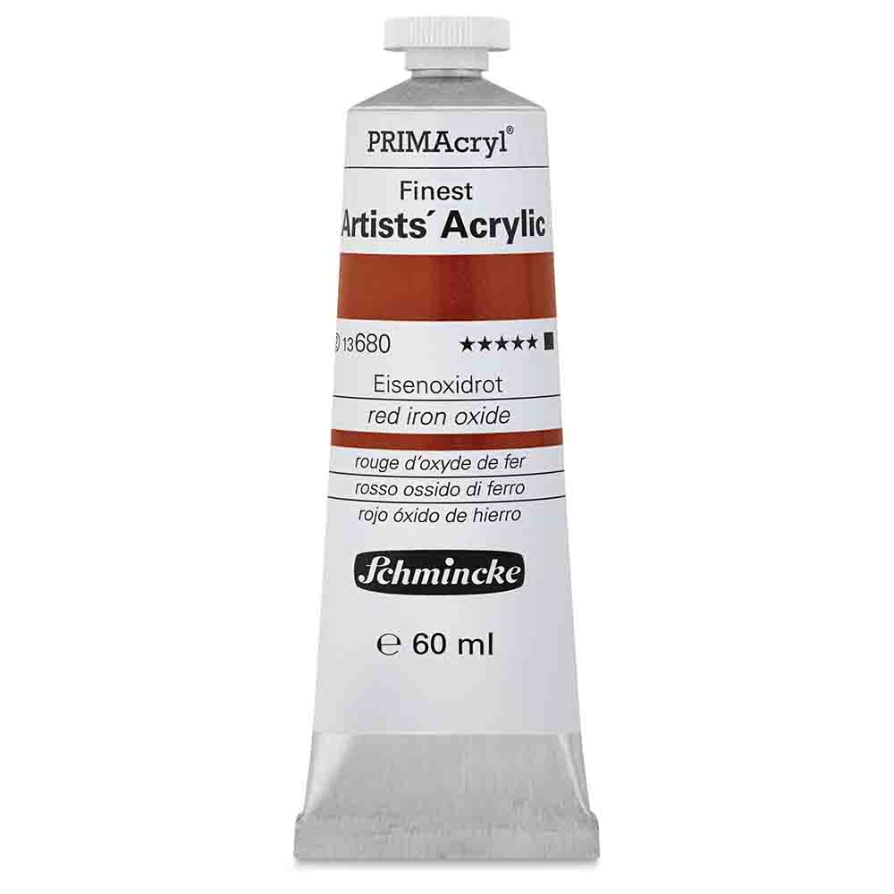 SCHMINCKE  PRIMA ACRYLIC COLOUR  60ML red iron oxide