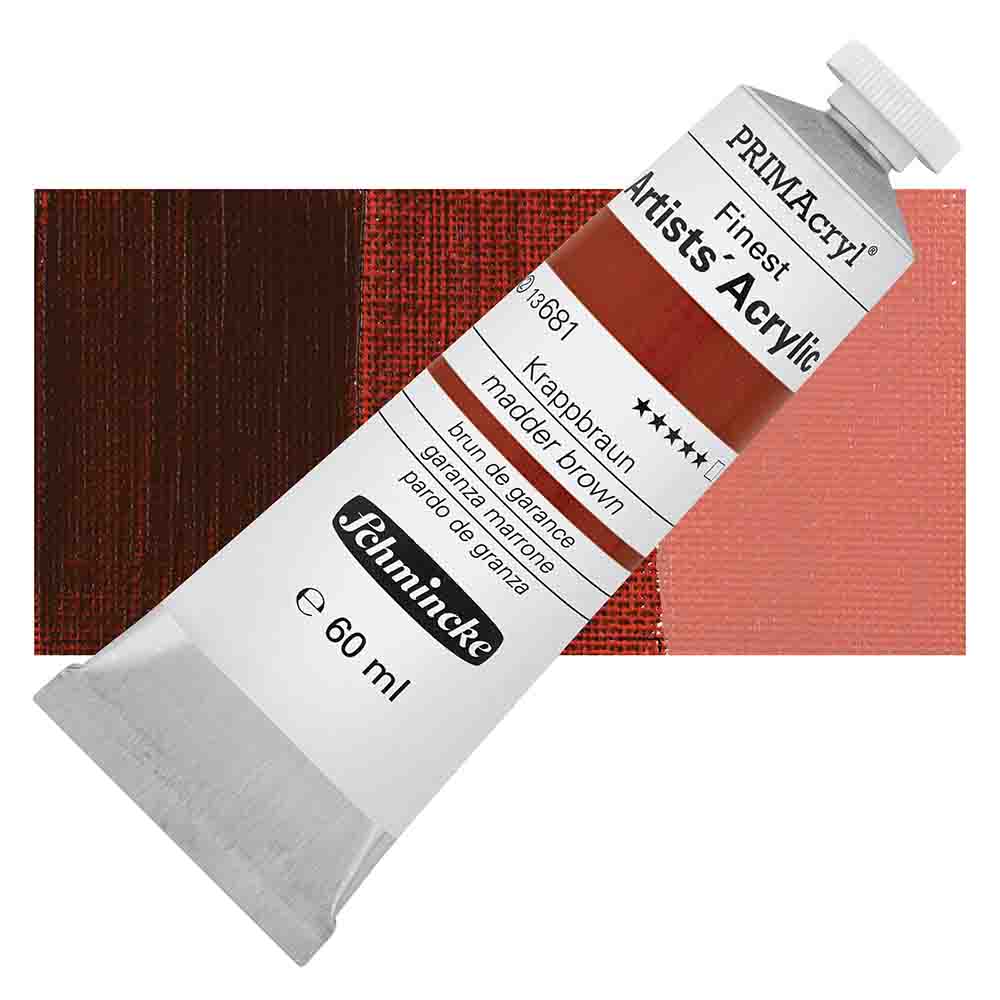 SCHMINCKE  PRIMA ACRYLIC COLOUR  60ML madder brown