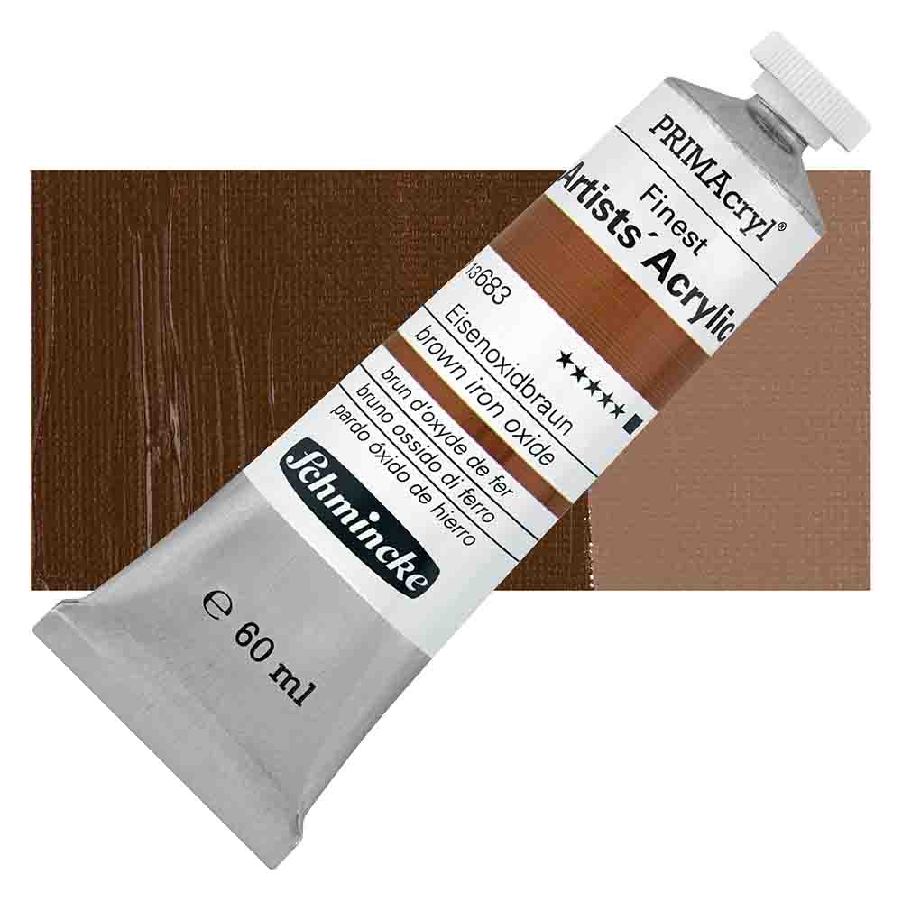 SCHMINCKE  PRIMA ACRYLIC COLOUR  60ML brown iron oxide