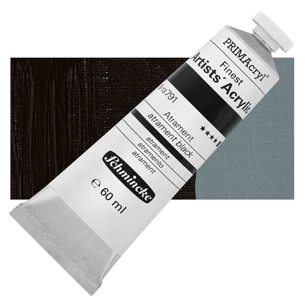 SCHMINCKE  PRIMA ACRYLIC COLOUR  60ML atrament black