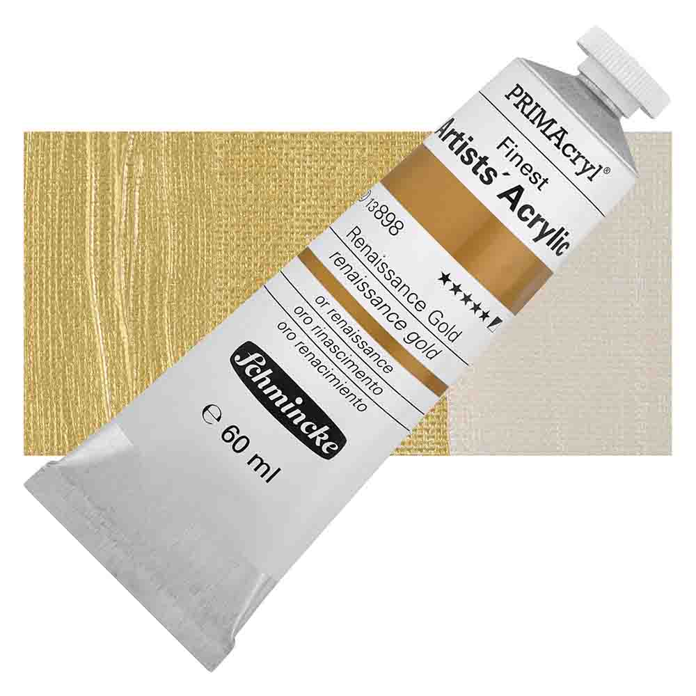 SCHMINCKE  PRIMA ACRYLIC COLOUR  60ML renaissance gold