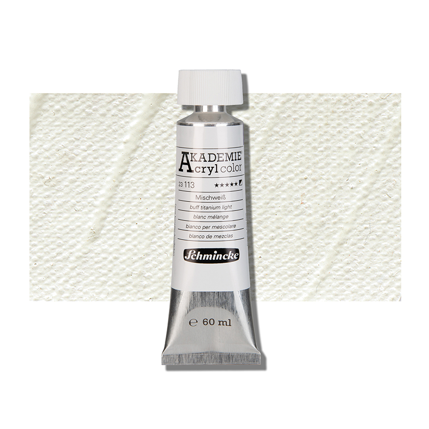 SCHMINCKE  AKADEMIE ACRYLIC COLOUR  60ML buff titanium light